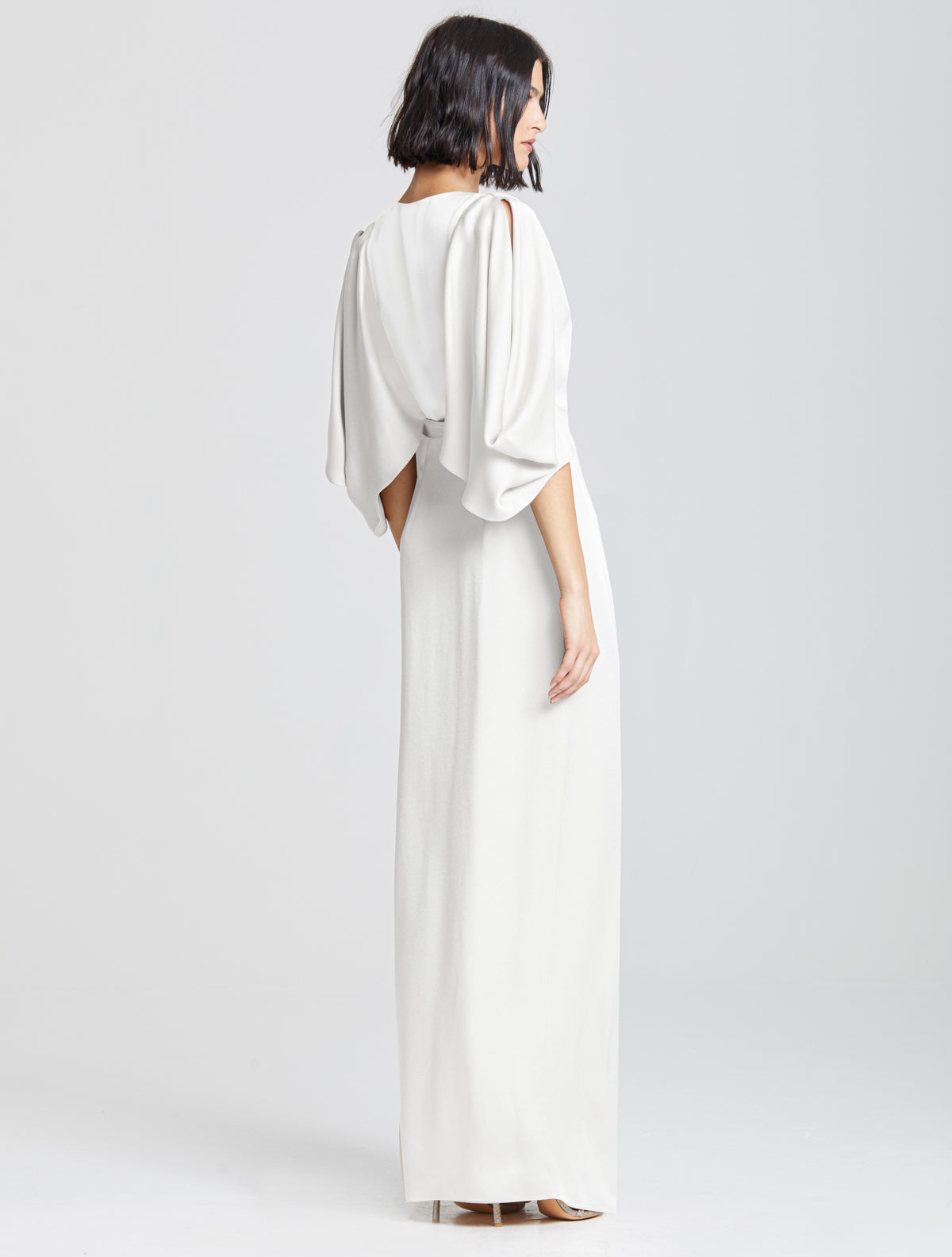 Kimono Wrap Gown - Halston