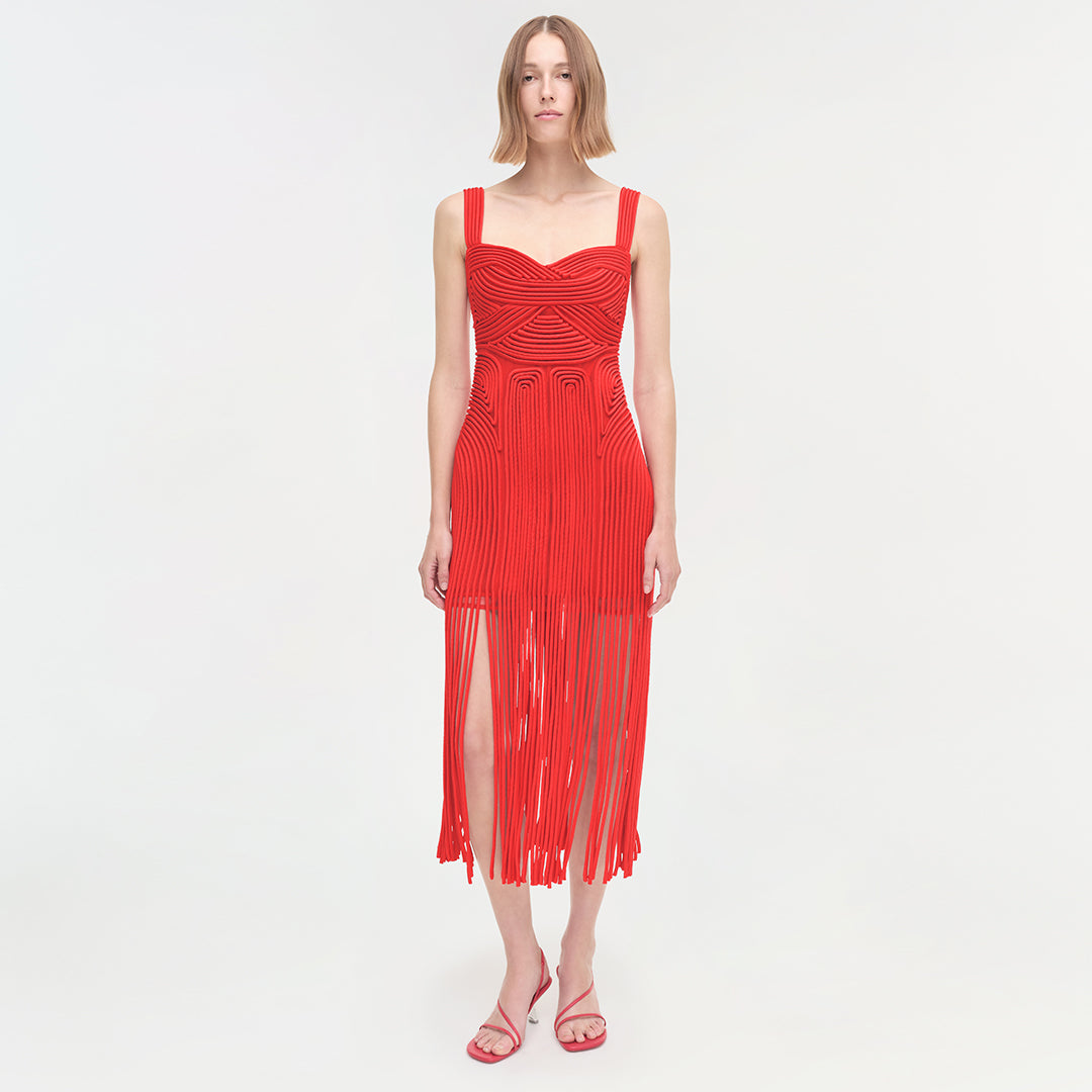 Womens | Darby Dress | Fiery Red