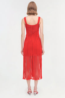 Womens | Darby Dress | Fiery Red