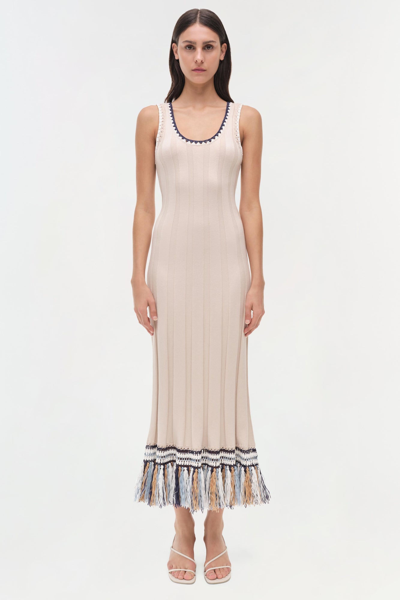 Womens | Julianna Dress | Sand Multi