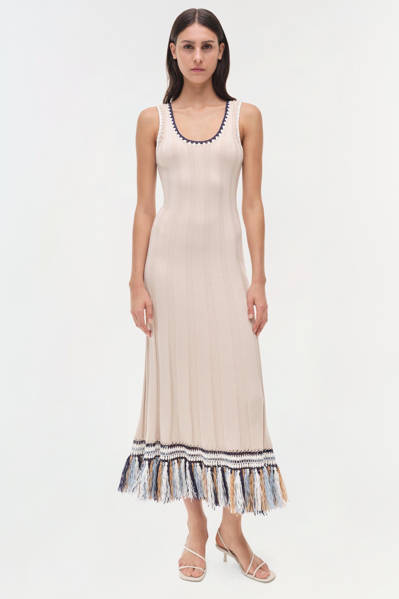 Womens | Julianna Dress | Sand Multi