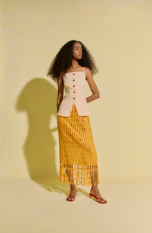 Striped Seersucker Top | Mango