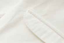 Unisex | Organic Corduroy Jacket | Ecru - No Dye
