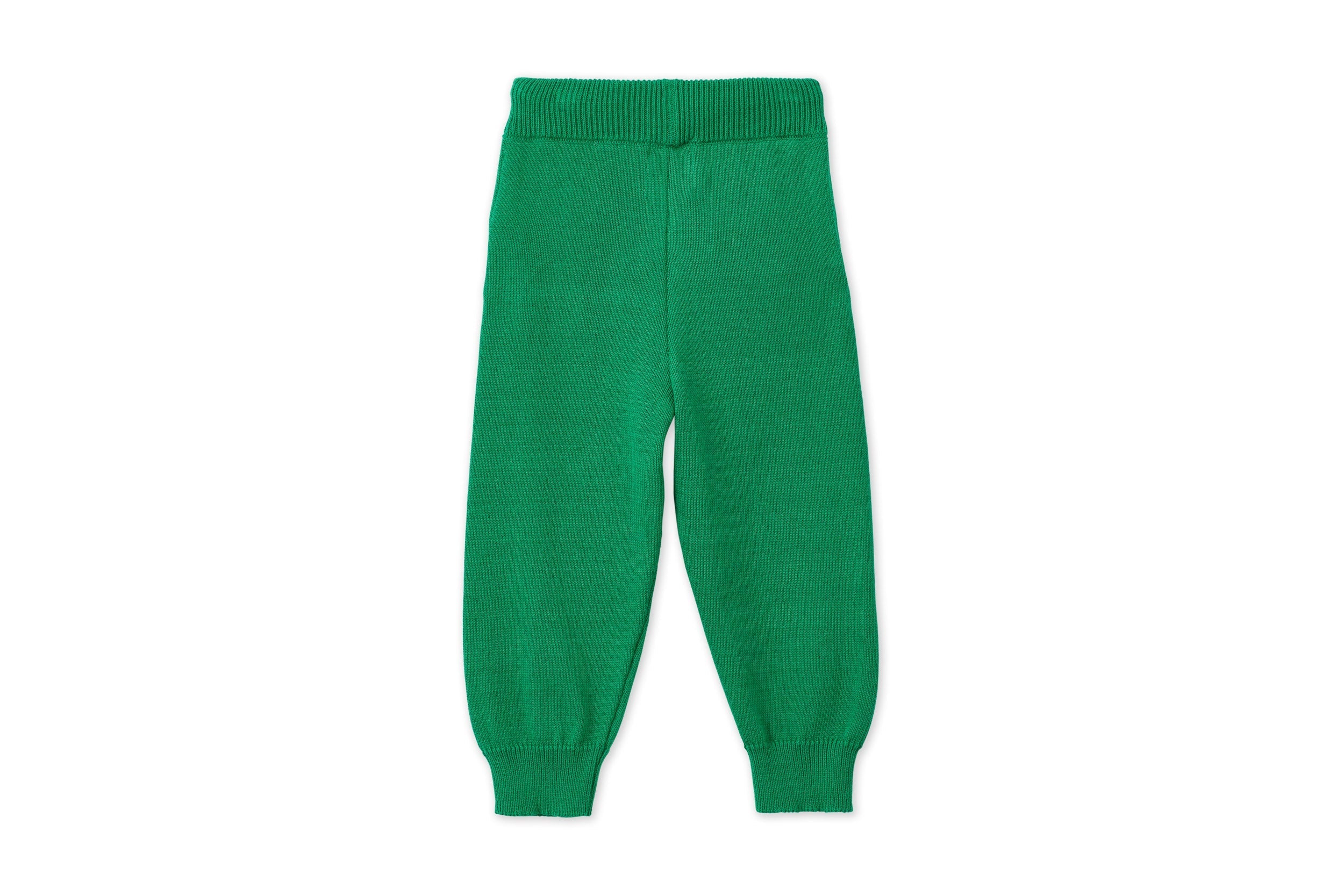 Organic Knit Joggers | Beech Tree Green