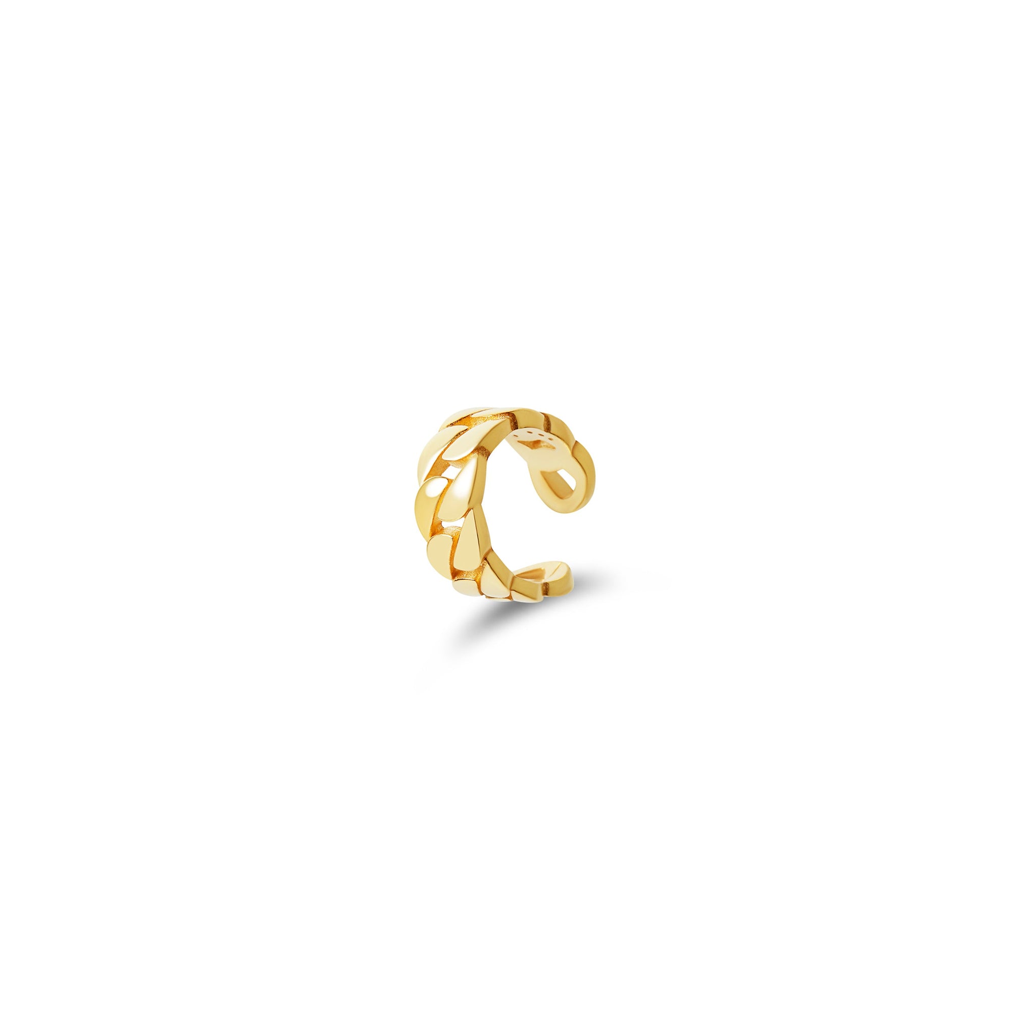 The Cuban Link Ear Cuff | 18KT Gold Vermeil