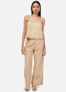 Akhila Wide Leg Pant | Irish Cream