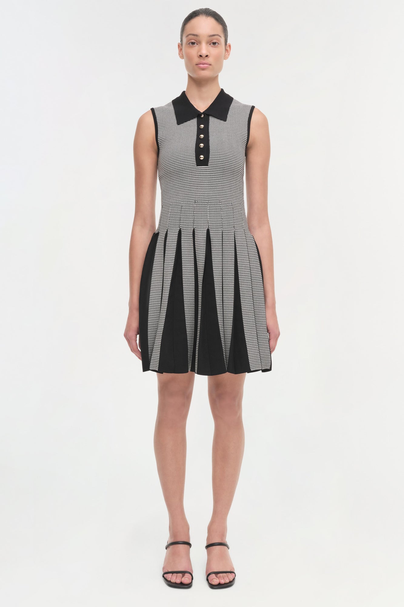 Womens | Melodie Dress | Black White Check