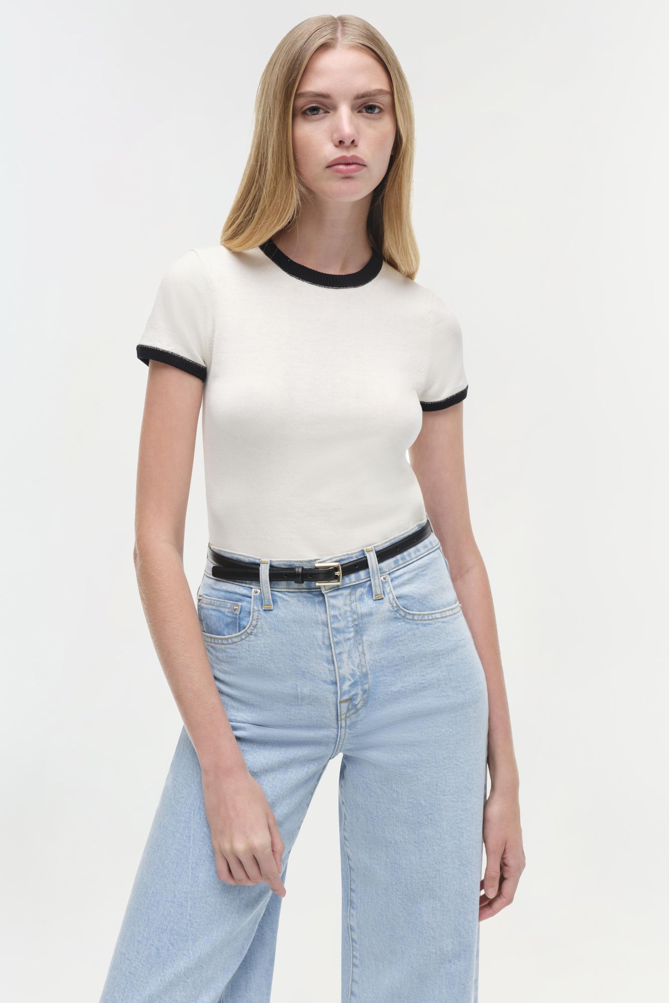 Womens | Carmen Cotton Silk Top | Ivory