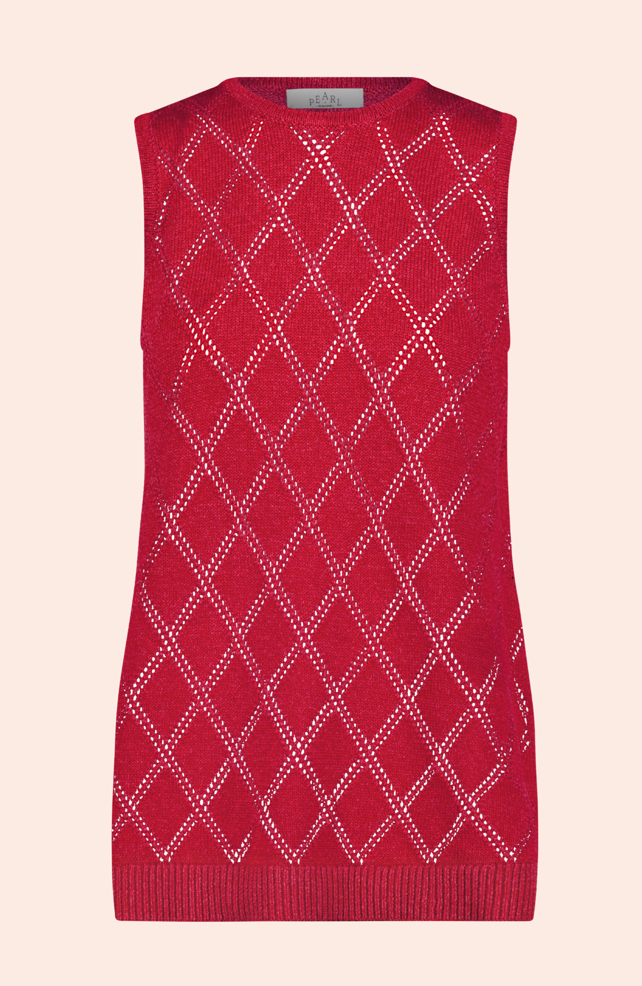 Pointelle Knit Tunic | Cherry