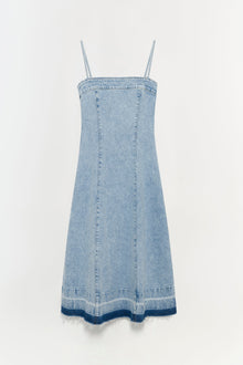 Womens | Clarissa Denim Midi Dress | Del Mar