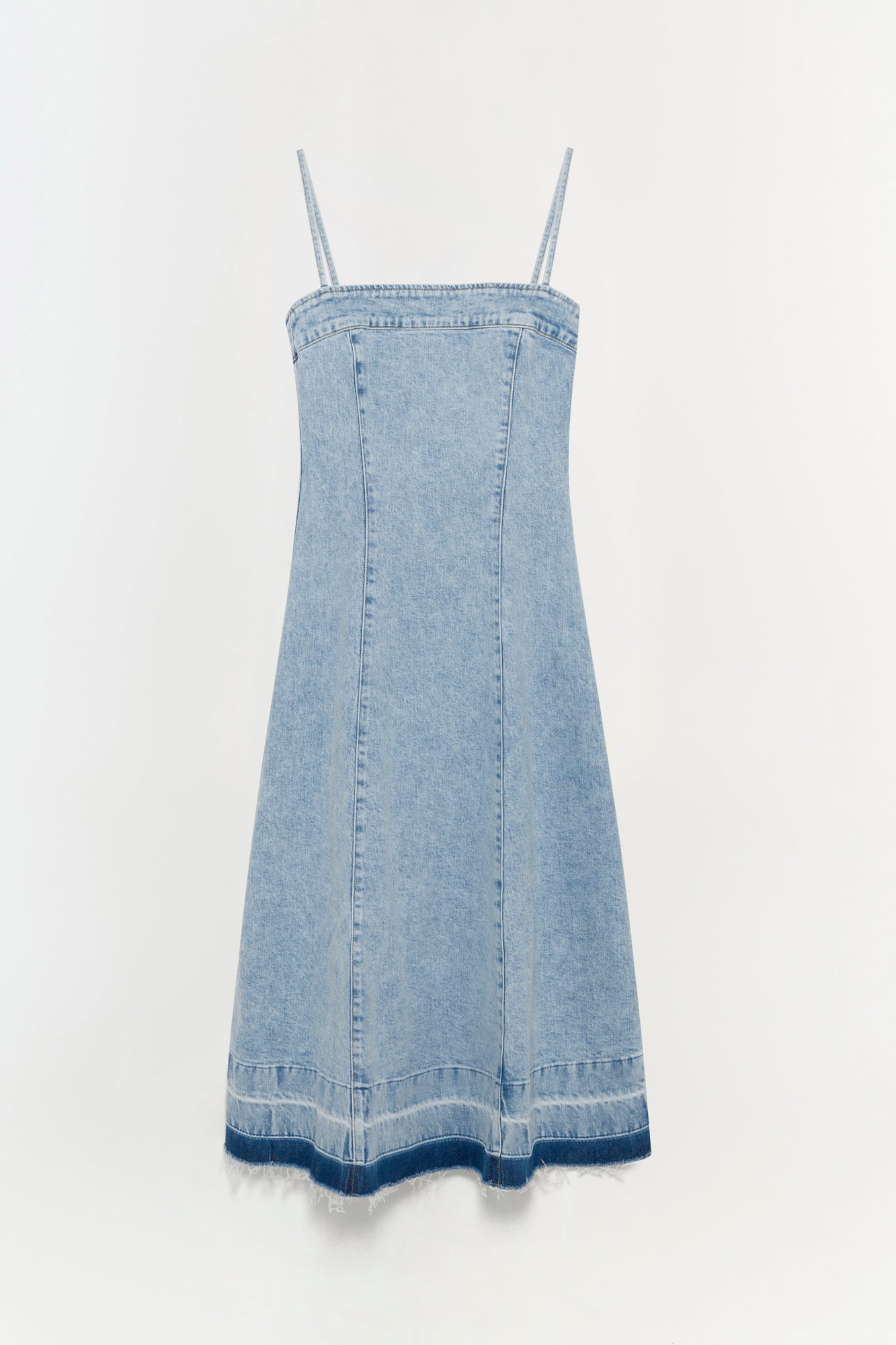 Womens | Clarissa Denim Midi Dress | Del Mar