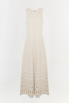 Womens | Zelma Knit Maxi Dress | Sand Multi