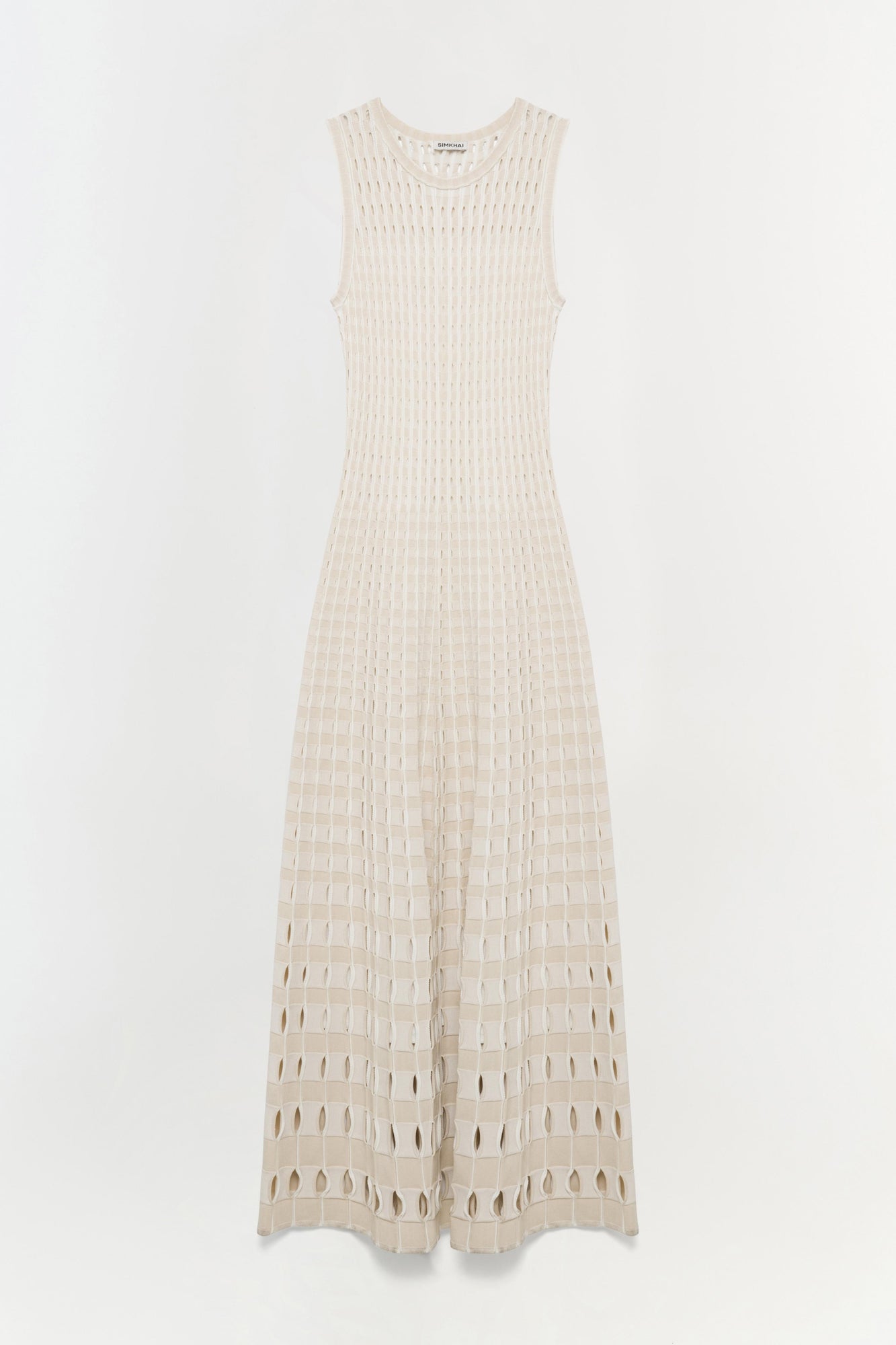 Womens | Zelma Knit Maxi Dress | Sand Multi