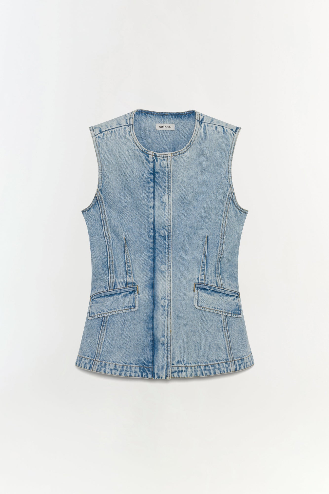 Womens | Charley Denim Top | Del Mar