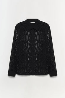 Mens | Linus Lace Shirt | Black