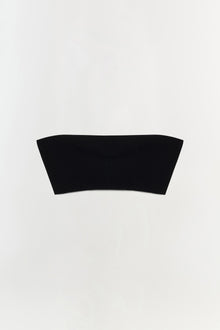 Womens | Falan Compact Knit Bralette | Black