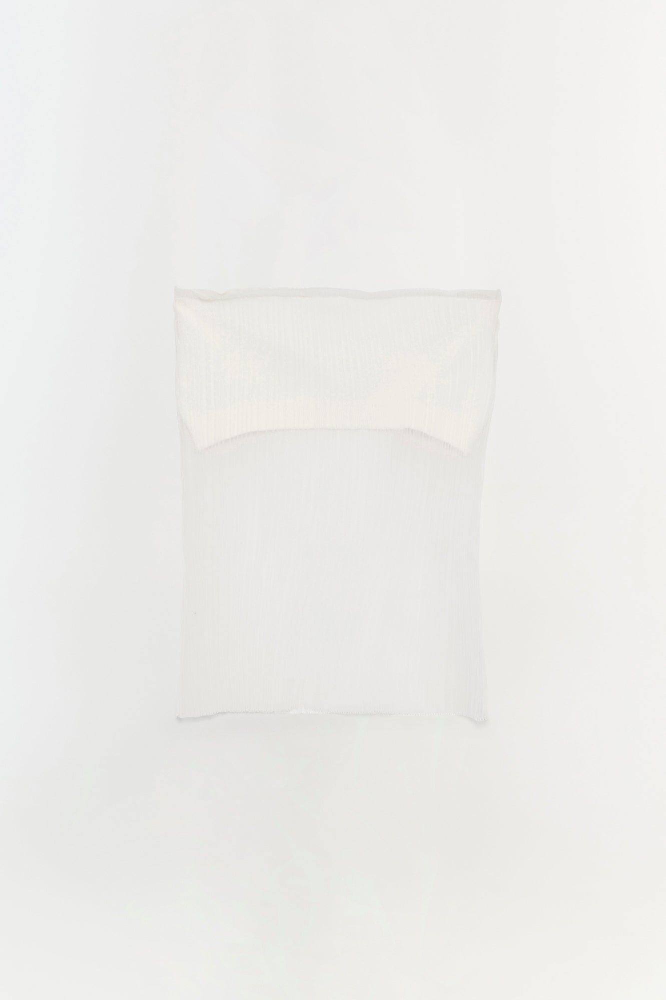 Womens | Emberly Strapless Plisse Top | Ivory