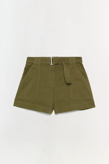 Womens | Lourie Cotton Short | Army Green