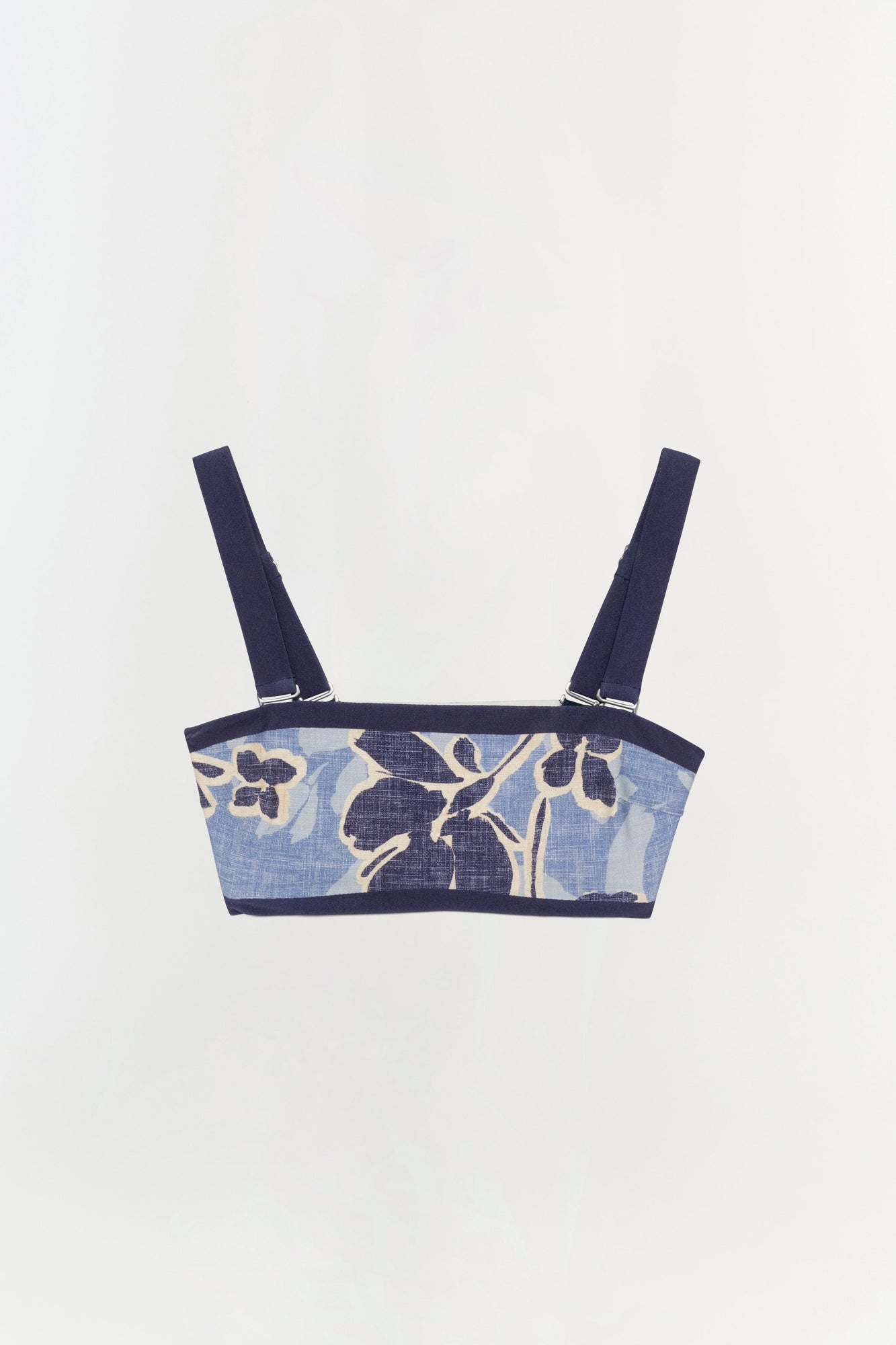 Womens | Luthea Bikini Top | Blue Hydrangea Floral