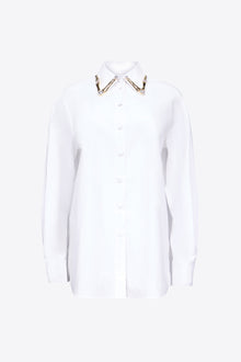 Claw Collar Button Down | White