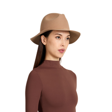Sandy Wool Felt Fedora | Camel