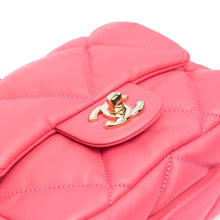Chanel | Pre-Owned Mini Quilted Calfskin Bubbly Flap | Pink