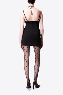 Star Cutout Mini Dress | Black