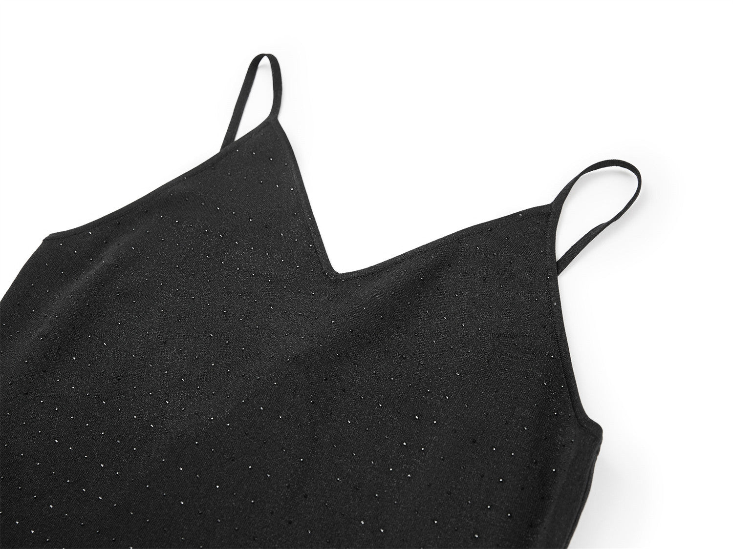 Mulberry Silk Knit Tank Top | Black
