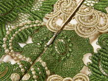 Floral Lace Skirt | Green