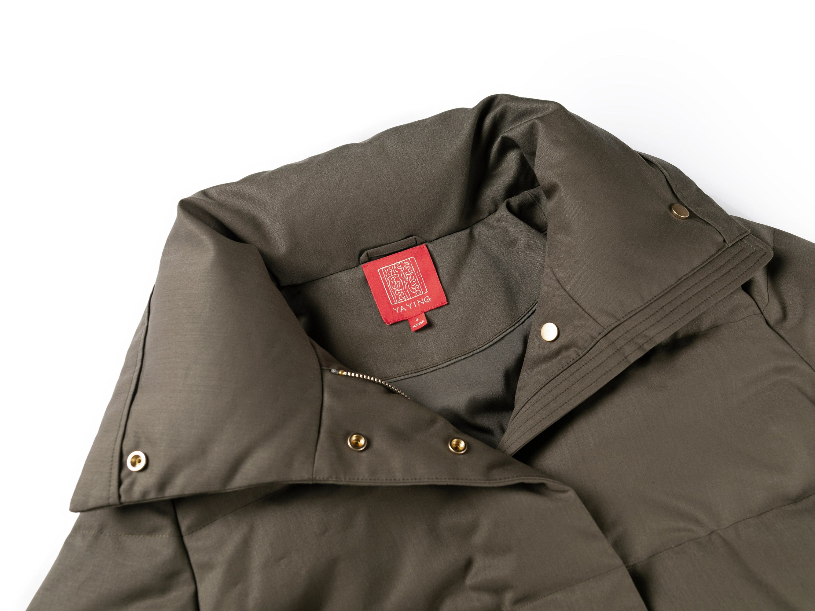 Long Down Coat | Taupe