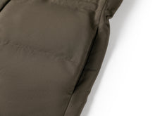 Long Down Coat | Taupe