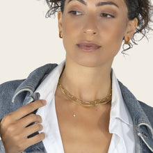 Womens | Paperclip Huggies | 18K Gold Vermeil
