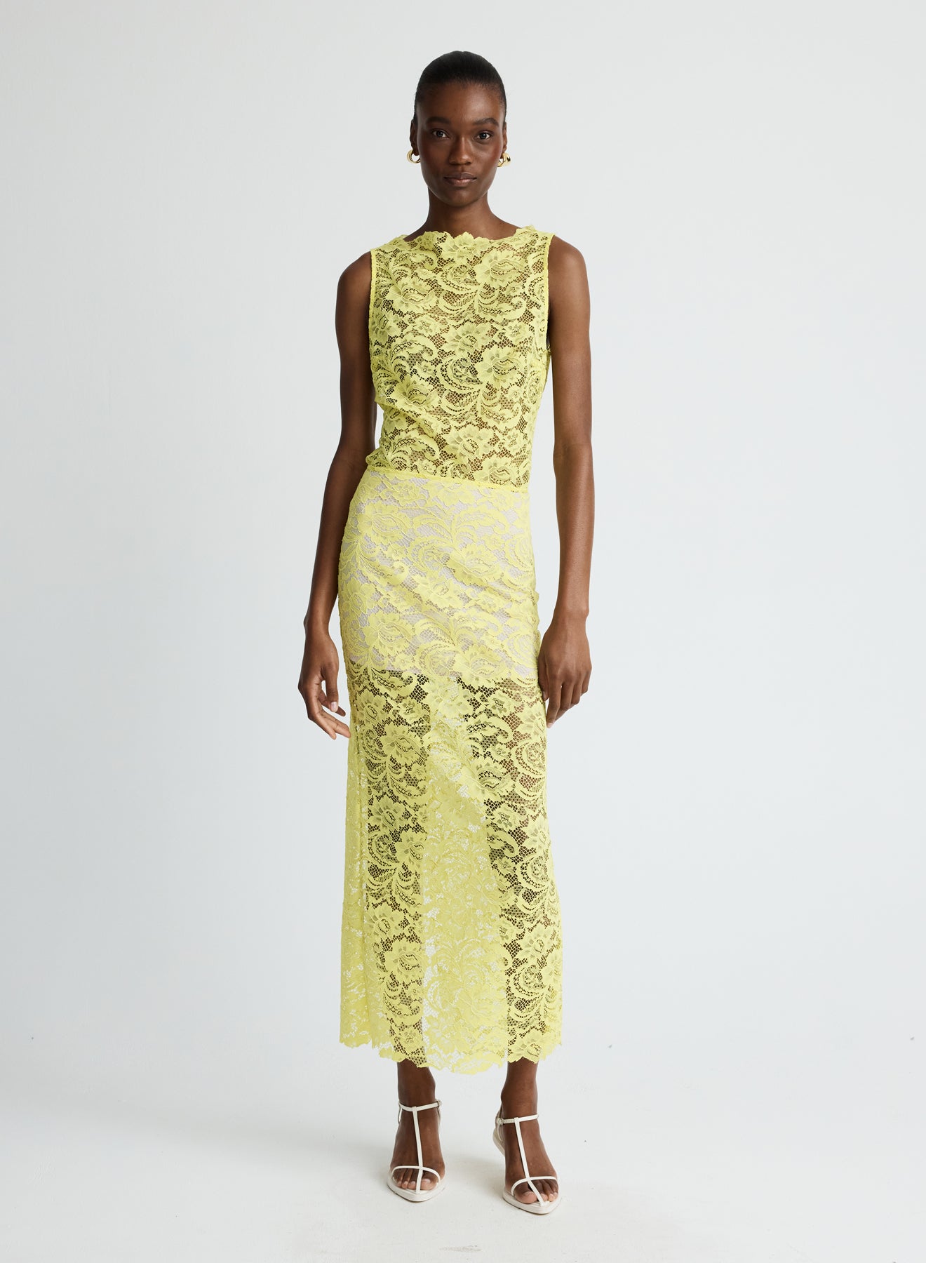 Jackie Skirt | Yellow Lace