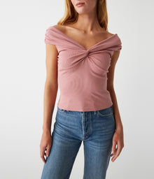 Gabbriette Twist Front Top | Berrywood