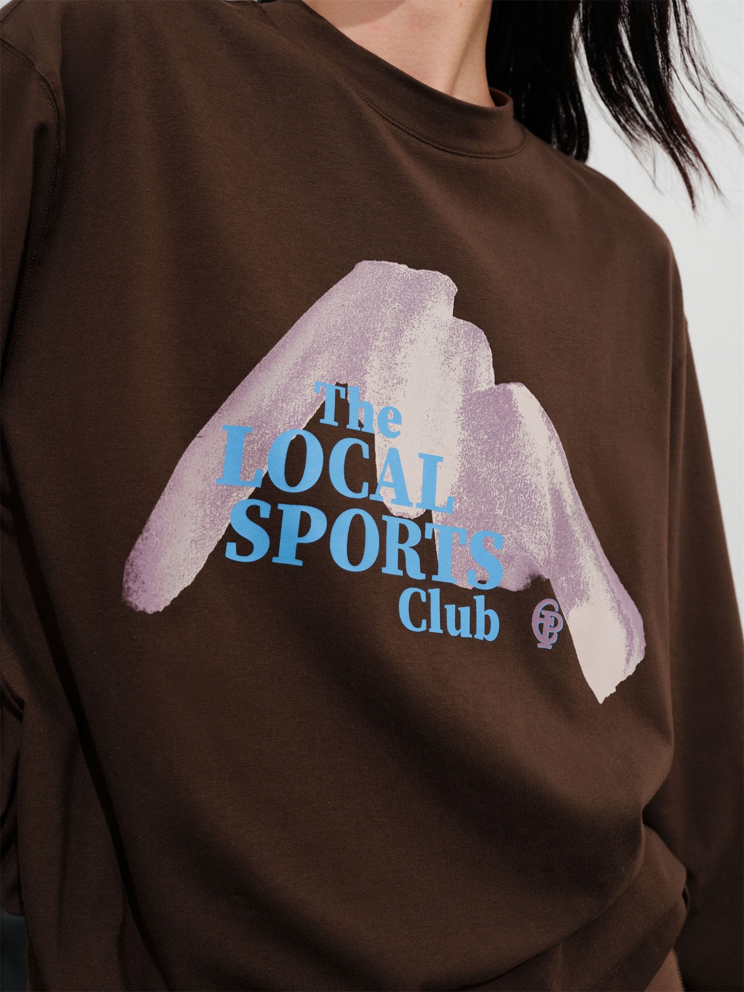 Long-Staple Cotton Sweatshirt | Brown