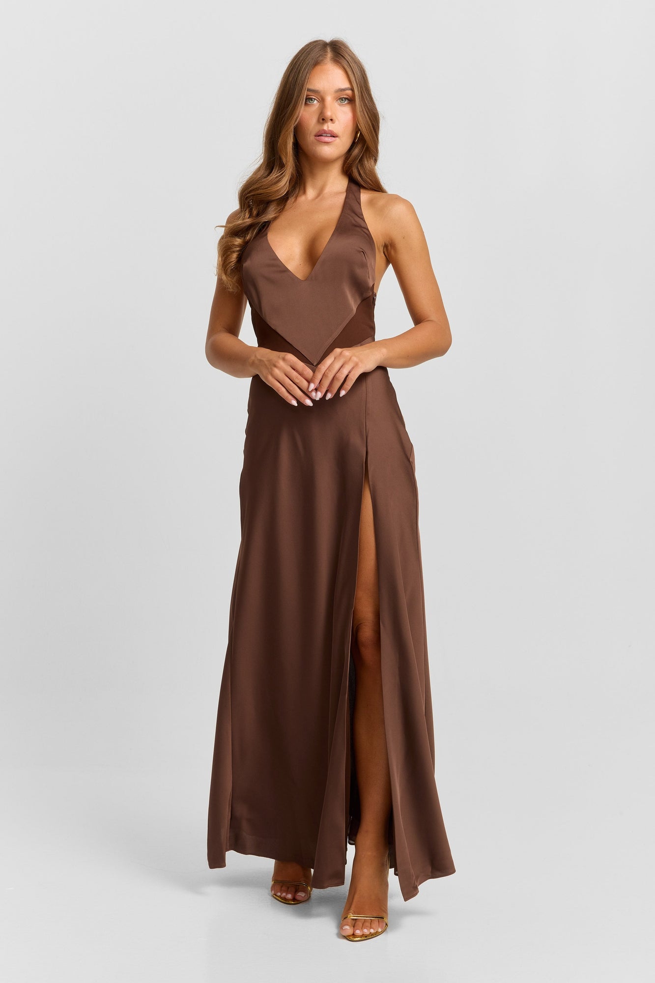 Arabella Maxi Dress | Chocolate