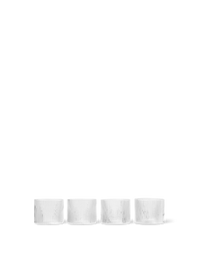 Ripple Low Glasses | Set of 4 | Clear