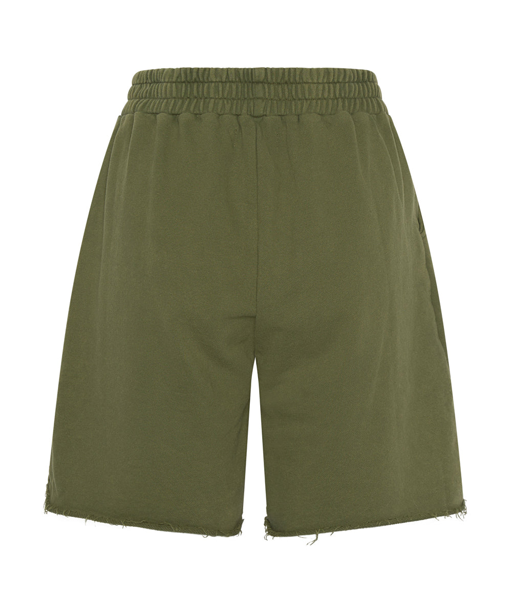 O.T.S. High Waist Kick Shorts | Khaki