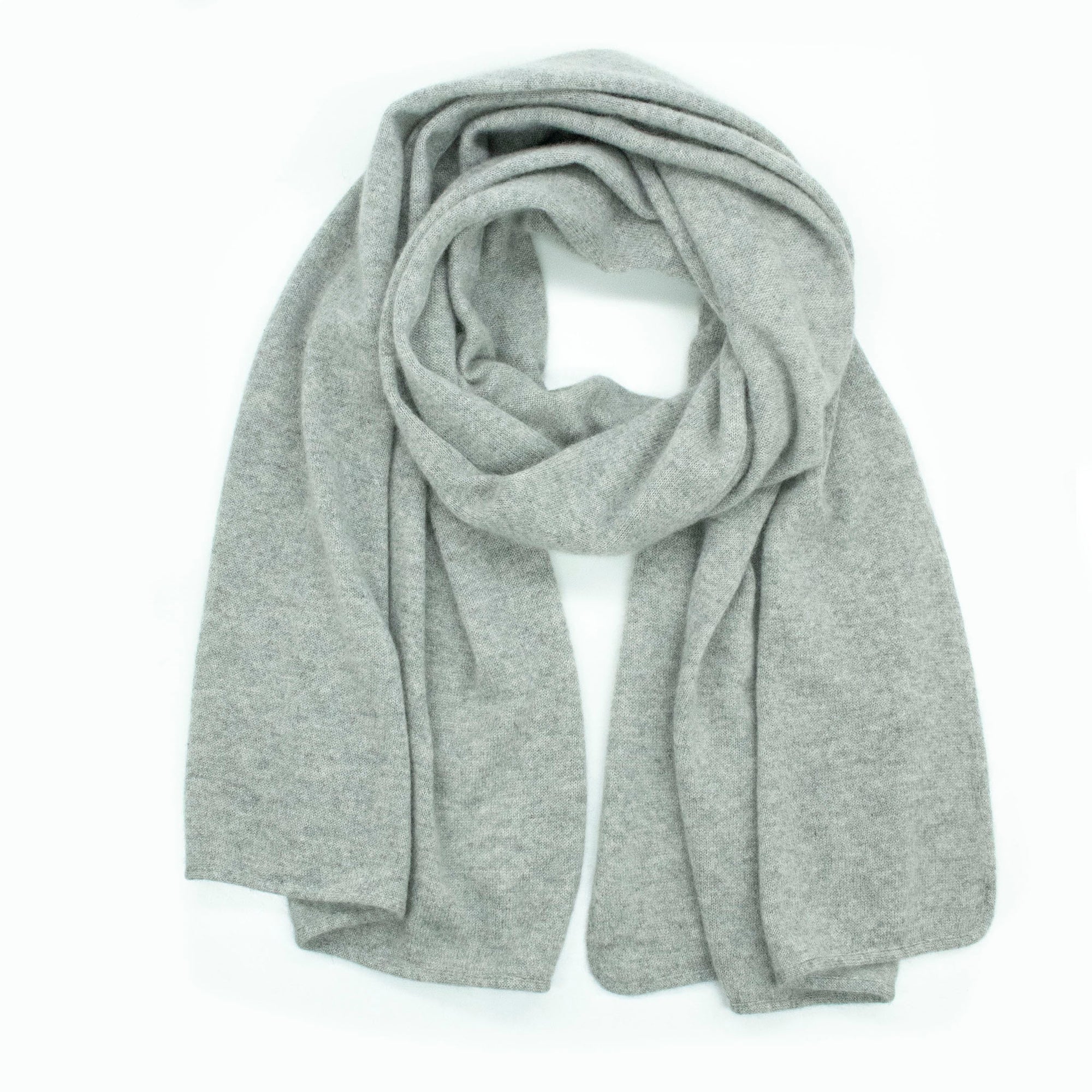 Cashmere Wrap (Flat Jersey) | Light Grey