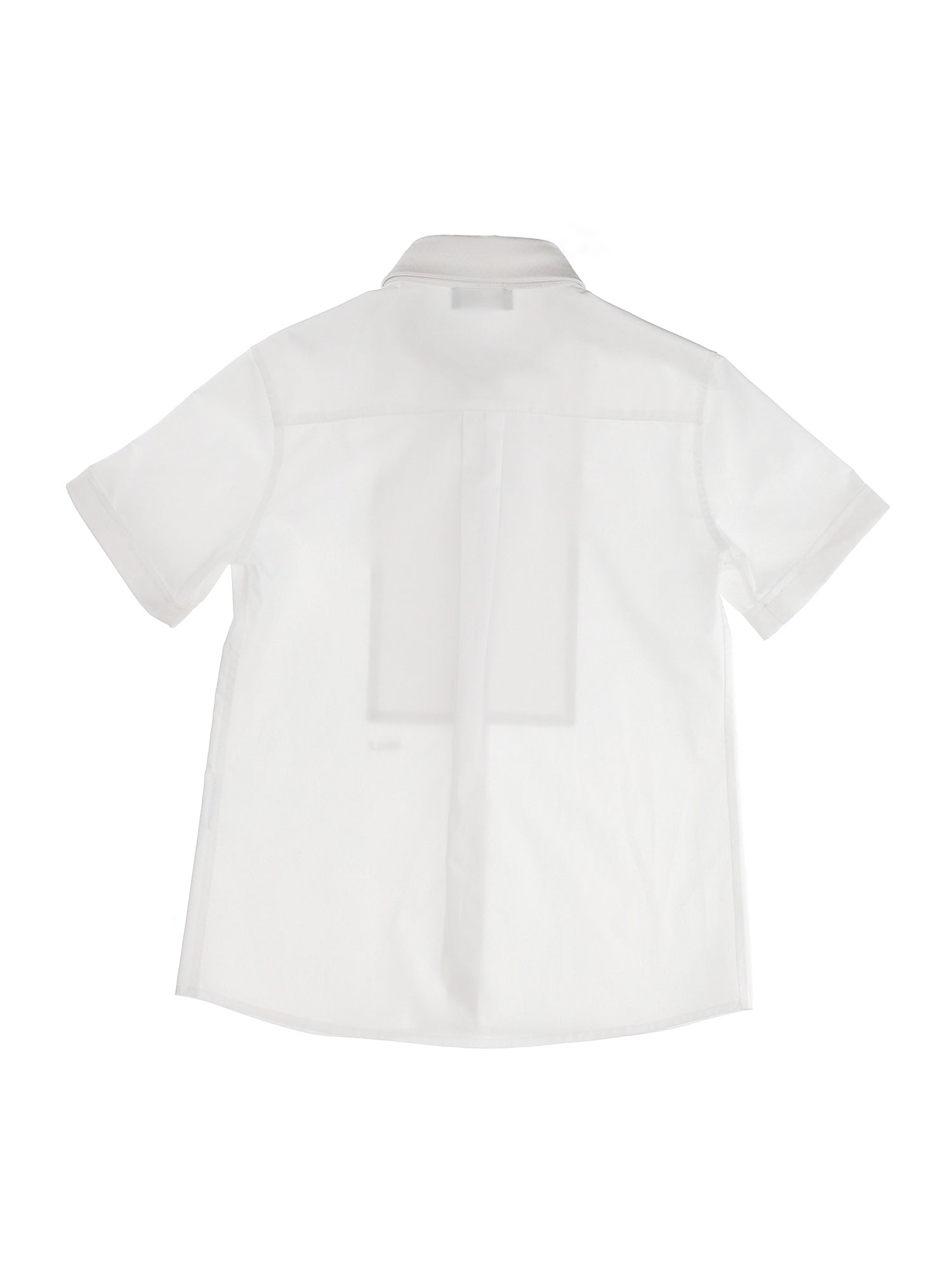 Boys | Short-Sleeved Shirt With Plastron | White