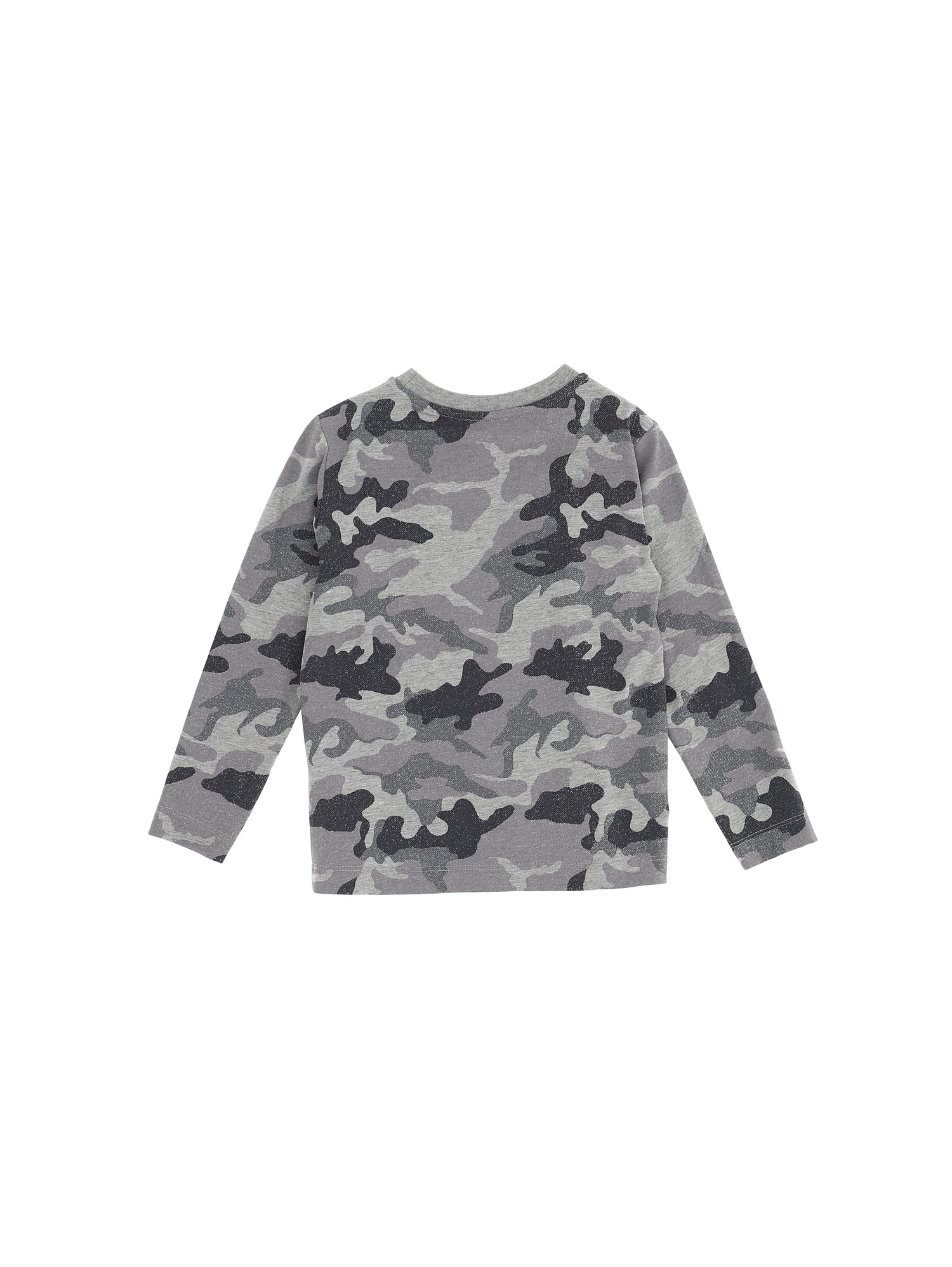 Boys | Camouflage Jersey T-Shirt | Grey