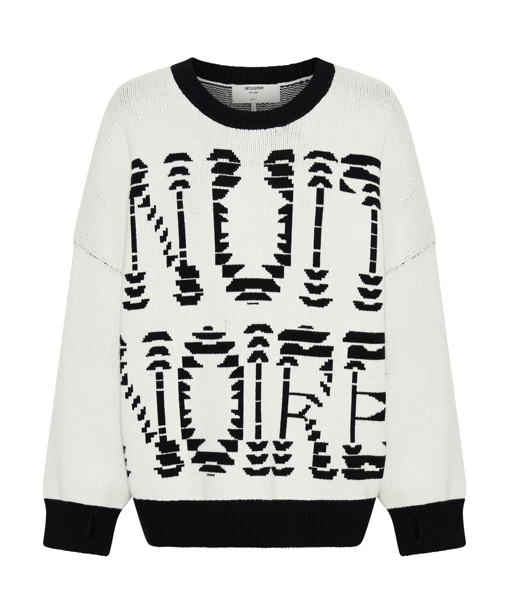 Nuit Noire Batwing Sweater | Cream