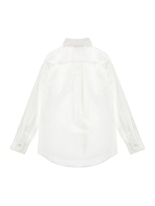 Boys | Stretch Poplin Shirt | Cream