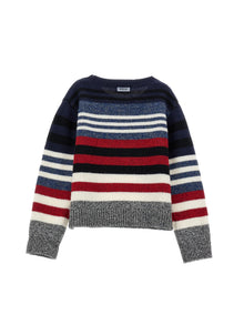 Boys | Striped Wool Blend Sweater | Multicolor