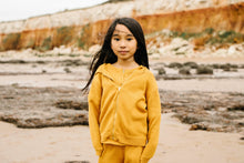 Organic Knit Cardigan | Pink Rust - Mineral Dye