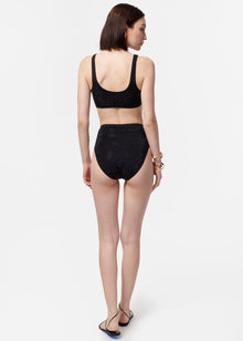 Crystal Bikini Bottom | Black