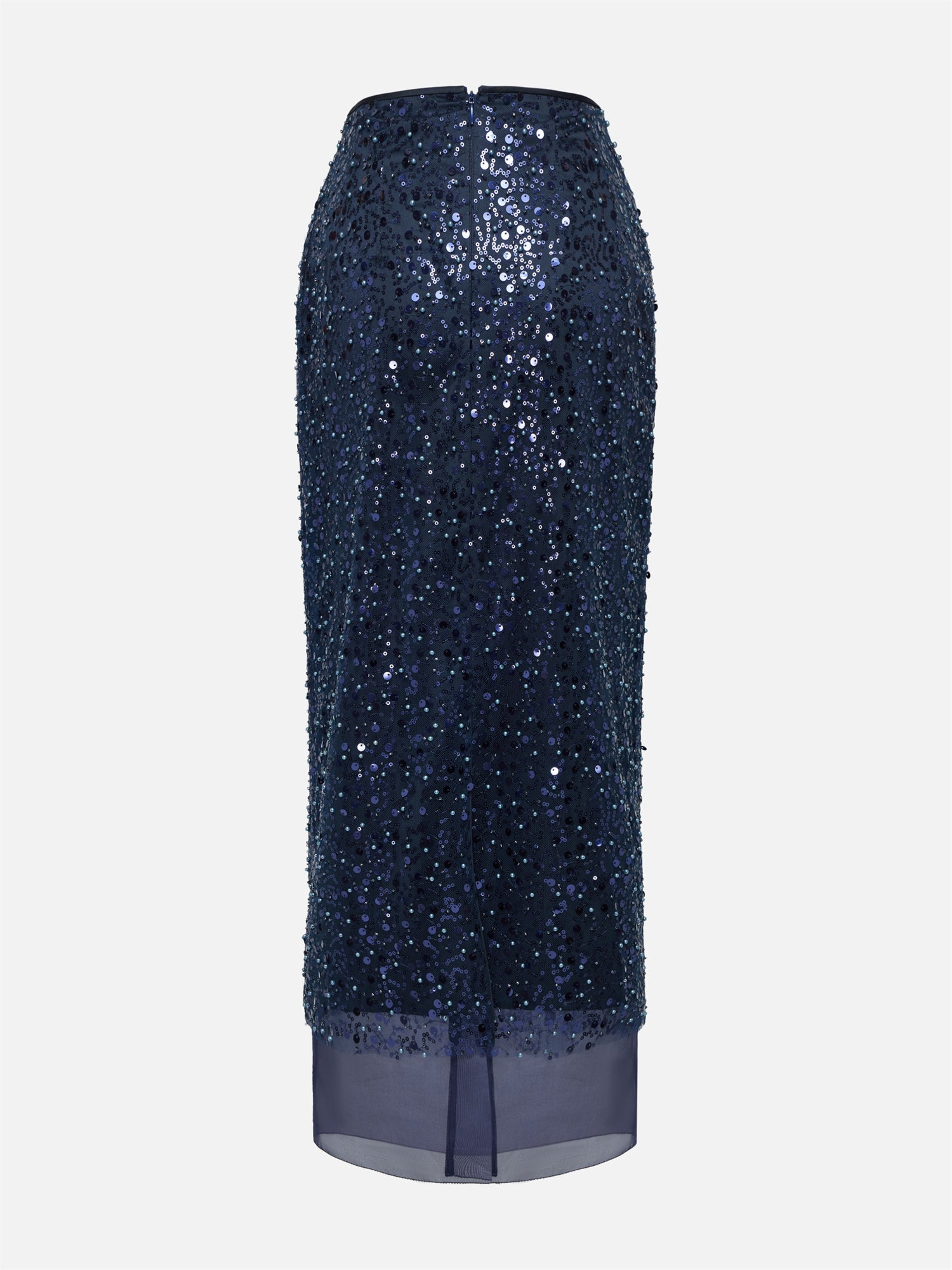 Sequin Skirt | Navy
