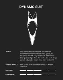 Dynamo One Piece Swimsuit | Chrome Silver