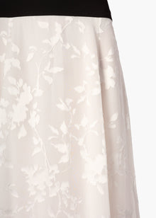 Almira Strapless Dress | Black/Macadamia