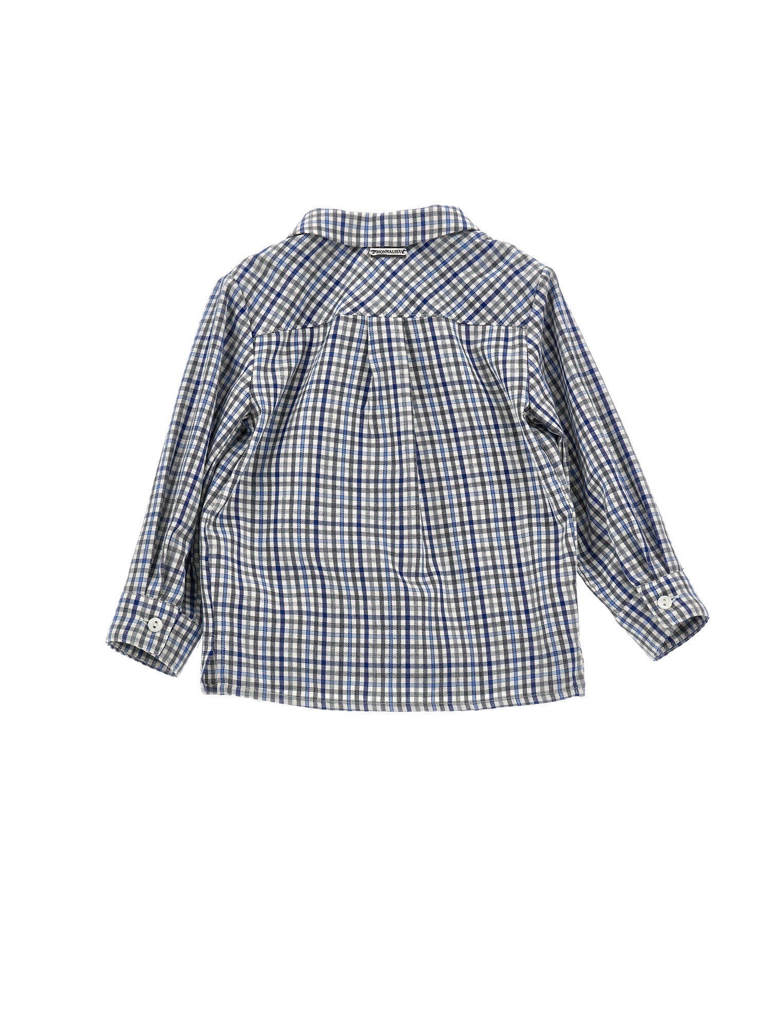 Boys | Check Viyella Shirt | Grey/Bluette